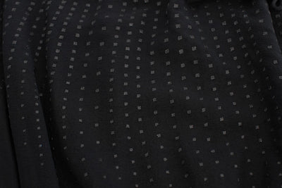 Black Neck Wrap Top Blouse