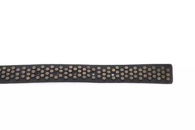 Black Cowhide Women Belt
