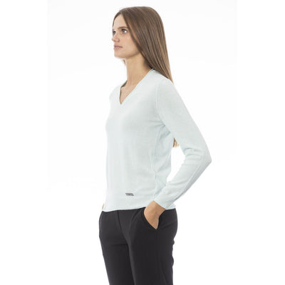Light Blue Cashmere Women's Sweater