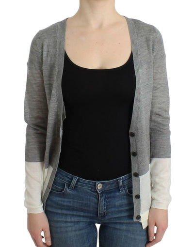 Gray lightweight cardigan