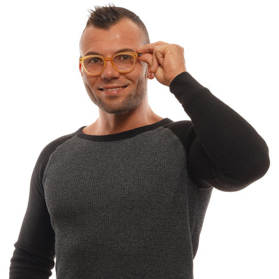 Orange Men Glasses Frame