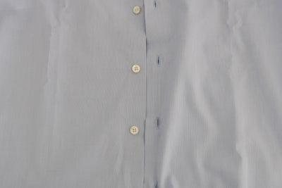 Light Blue Cotton Slim Fit Dress Shirt