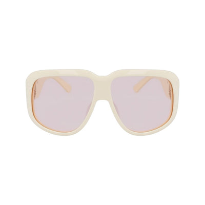 White Acetate Sunglasses