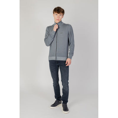 Gray Wool Cardigan