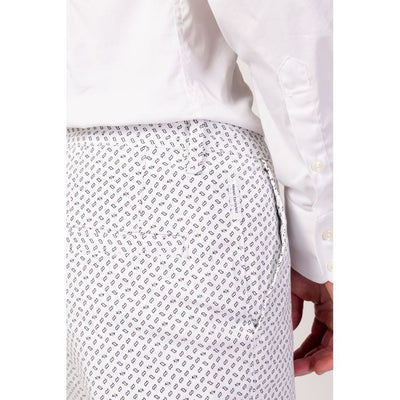 White Cotton Bermuda