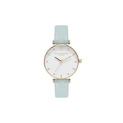 Green Artificial Leather Watch