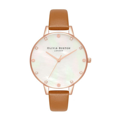 Brown Artificial Leather Watch