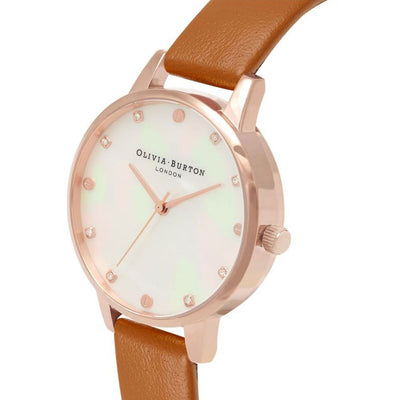 Brown Artificial Leather Watch