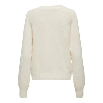 Cream Nylon Cardigan