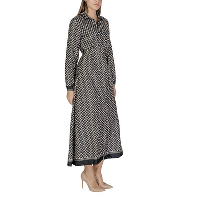 Black Recycled Polyester Long