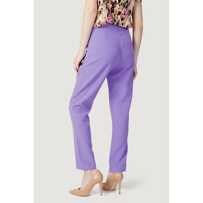 Purple Polyester Pant