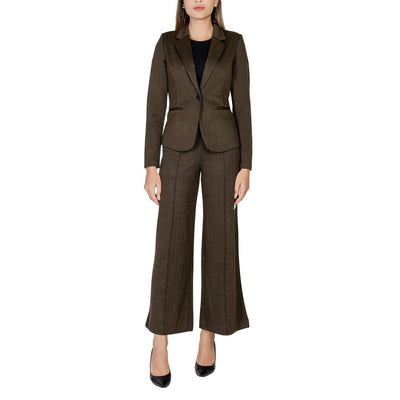 Green Polyester Blazer