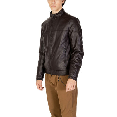Brown Viscose Jackets & Coat