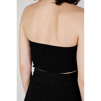 Black Polyester Top