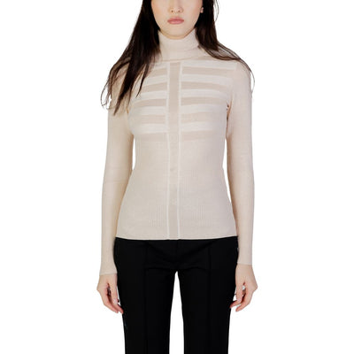 Pink Viscose Turtleneck