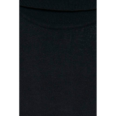 Black Viscose Turtleneck