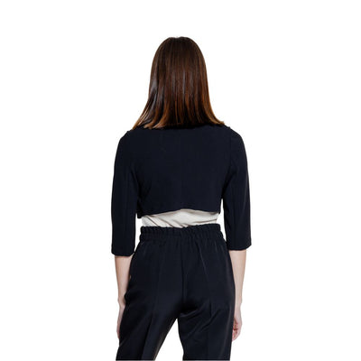 Black Polyester Sweater