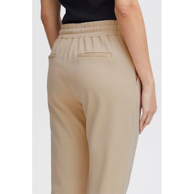 Beige Polyester Pant