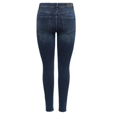 Blue Cotton Skinny Jean