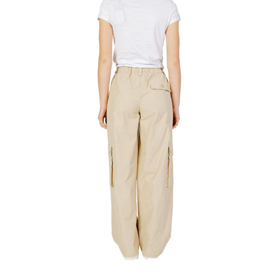 Beige Cotton Pant