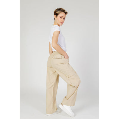 Beige Cotton Pant