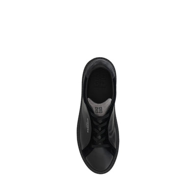 Black Leather G Set Sneakers