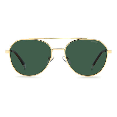 Gold Stainless Steel Sunglasses