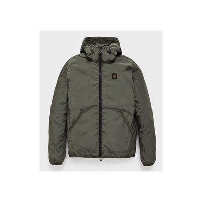 Green Polyamide Men's Jacket
