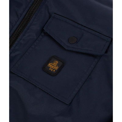 Blue Polyamide Men Jacket