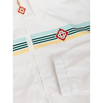White Polyester Sweatshirt