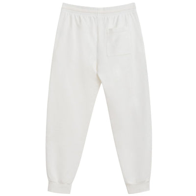 White Cotton Athletic Pant