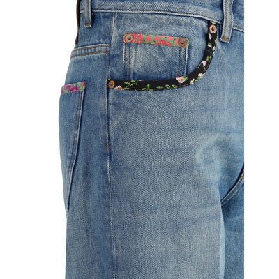 Jeans with floral details