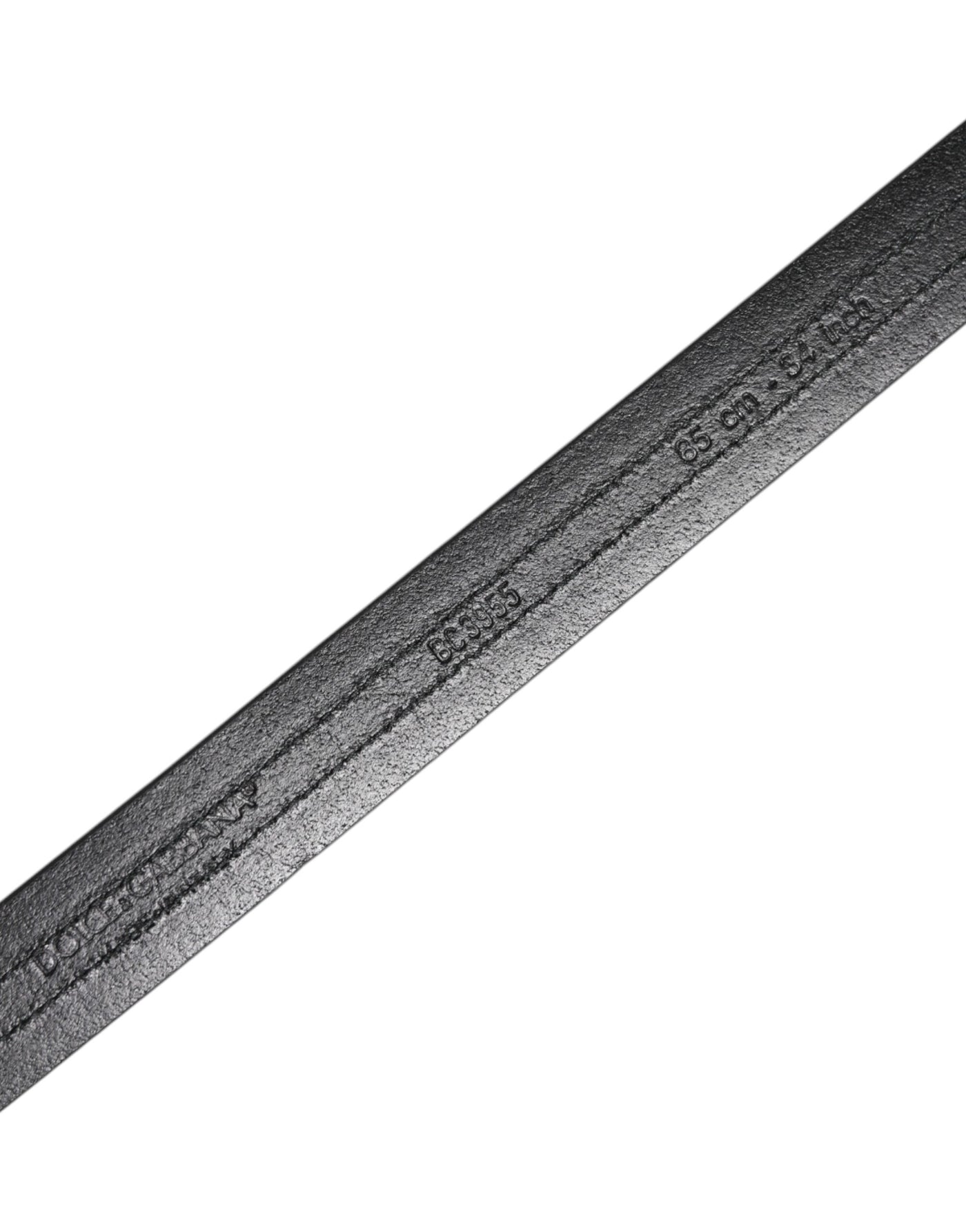 Black Burgundy Calfskin Metal Logo Buckle Belt