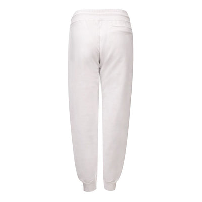 White Cotton Joggers Workout Pant