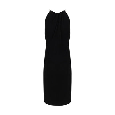 Midi Dress with halter neckline