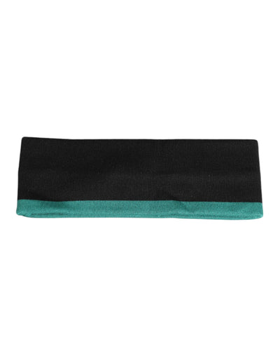 Black Silk Knitted DG Queen Head Band Hat