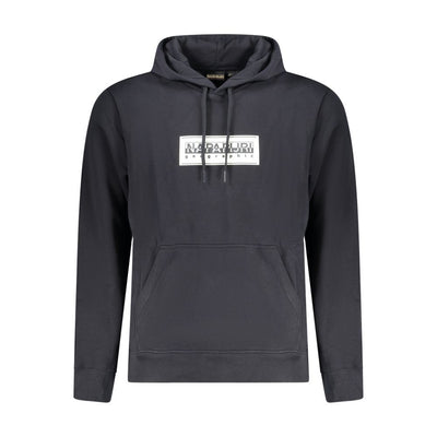 Black Cotton Men Sweater