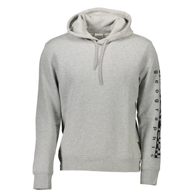 Gray Cotton Men Sweater