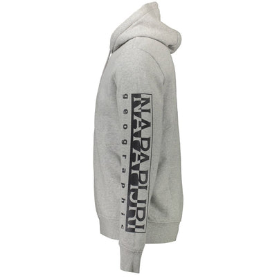 Gray Cotton Men Sweater