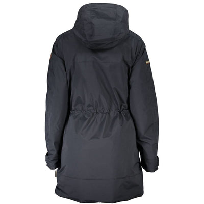 Black Polyester Women Jacket