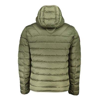 Green Polyamide Men Jacket