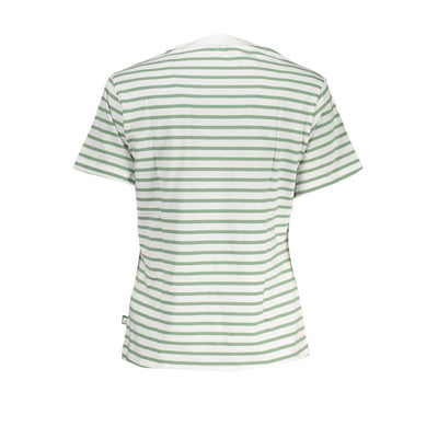 Chic White Contrast Detail Tee