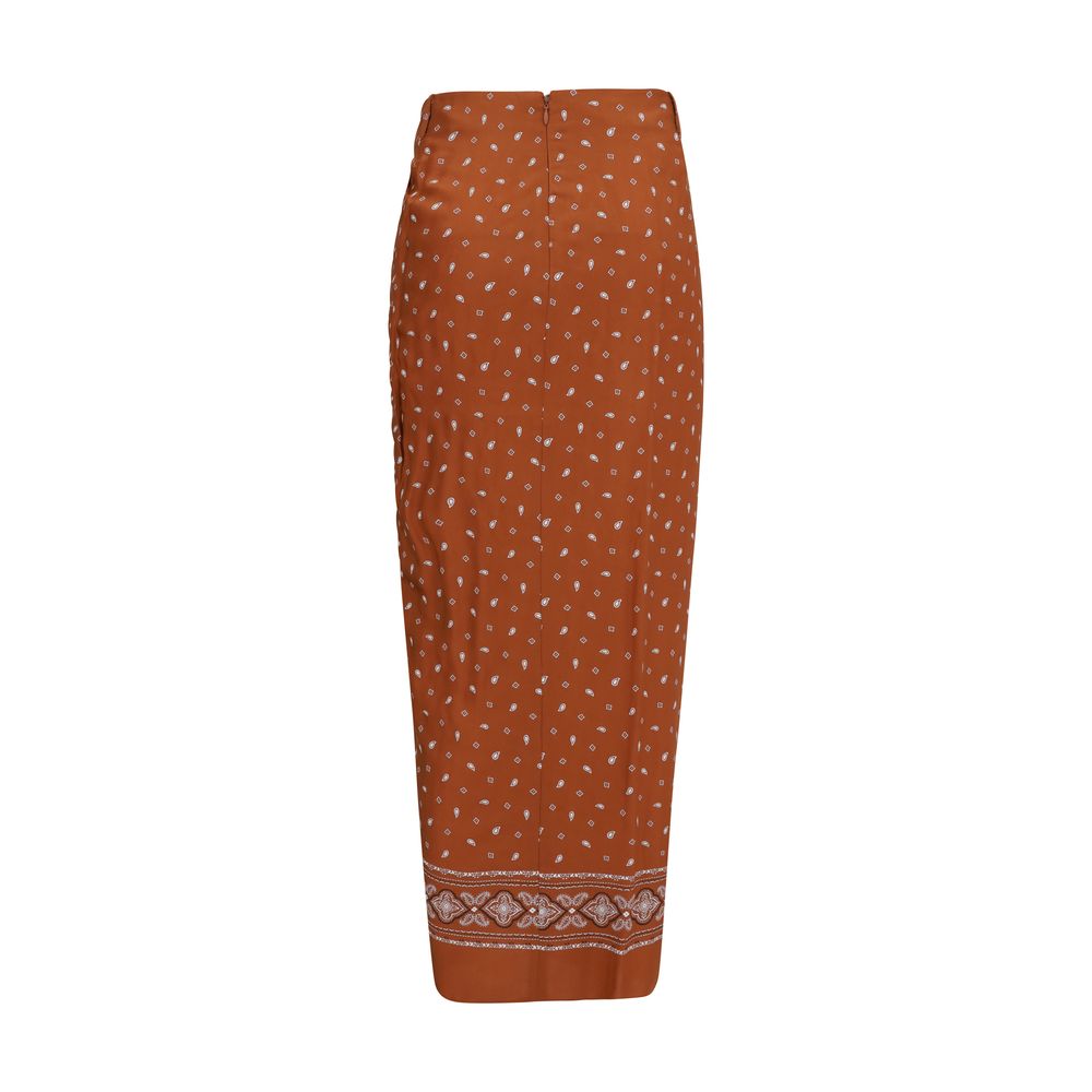 Bandana pattern pareo Skirt