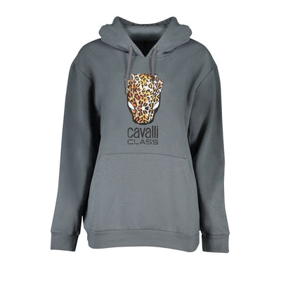 Gray Cotton Women Sweater