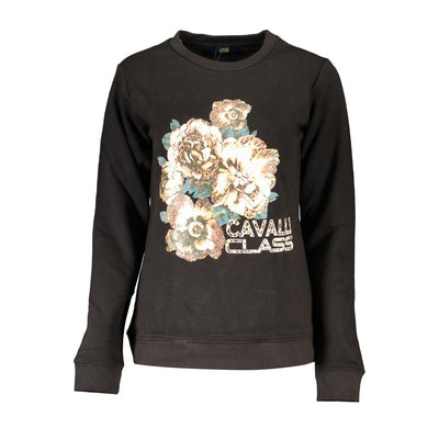 Black Cotton Women Sweater