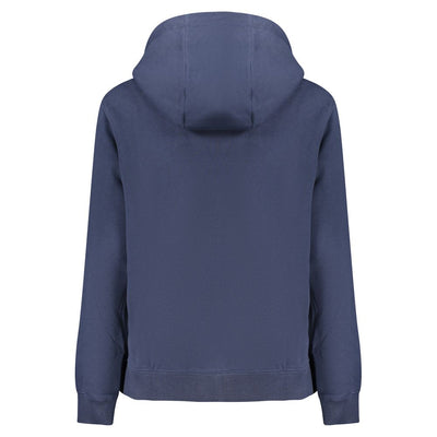 Blue Cotton Women Sweater