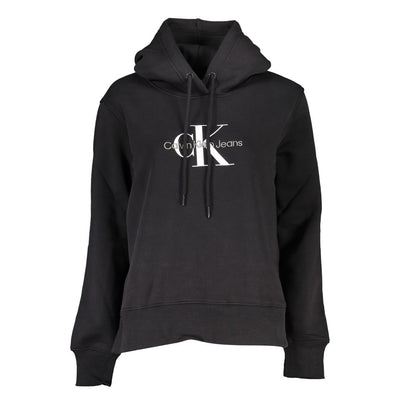 Black Cotton Women Sweater