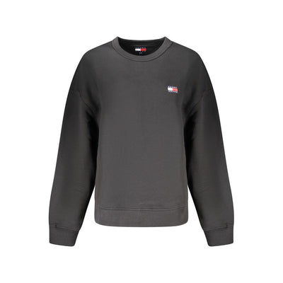 Black Cotton Women Sweater