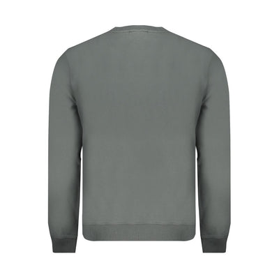 Green Cotton Men Sweater