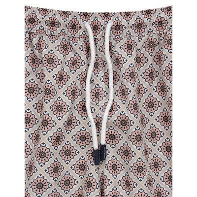 Pink Polyester Swim Short